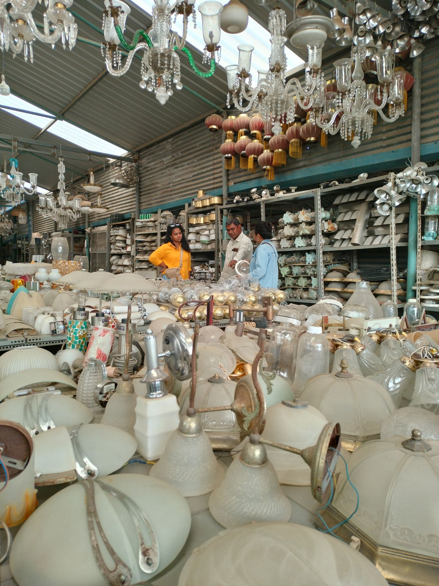 The urbz team visits Alang in Gujarat to procure recycled ship lights