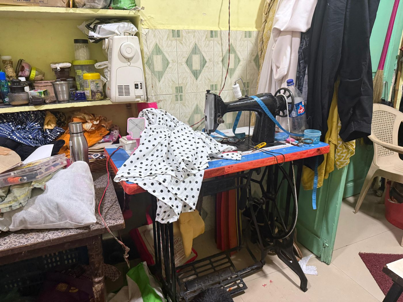 Her workspace at home