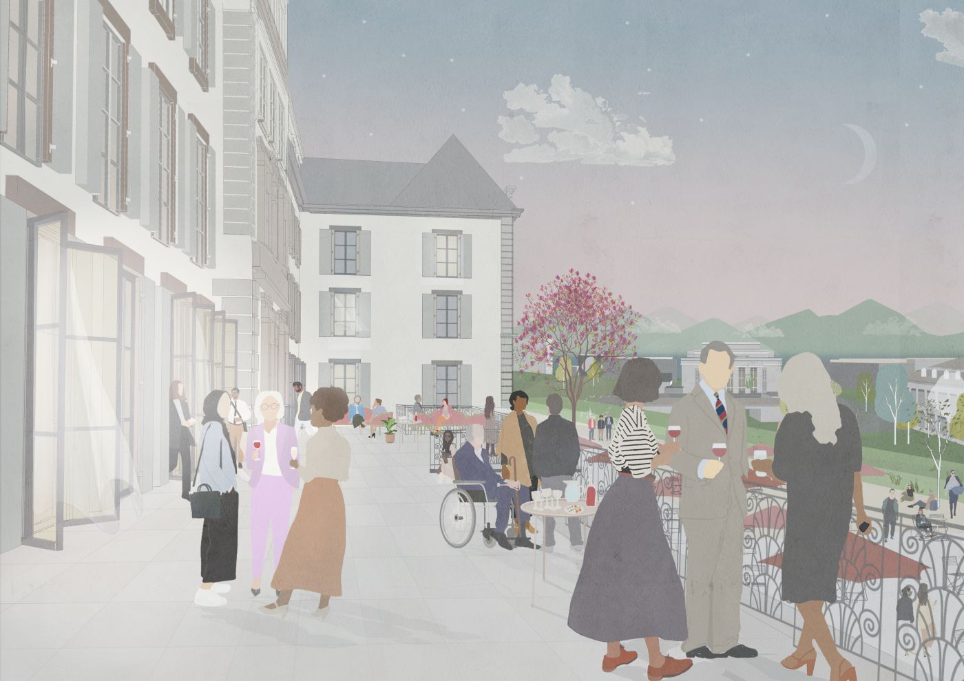 illustration of the proposed campus