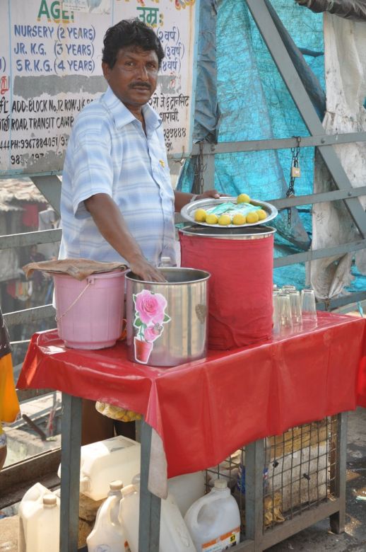 Rajan N., 45, sells lime juice