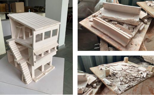 Clay Model by Abbas, Mishaps during the firing process