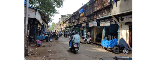 The bustling street in Khetwadi. Introduction to Sarfaraz, the steel artisan involved in this project.