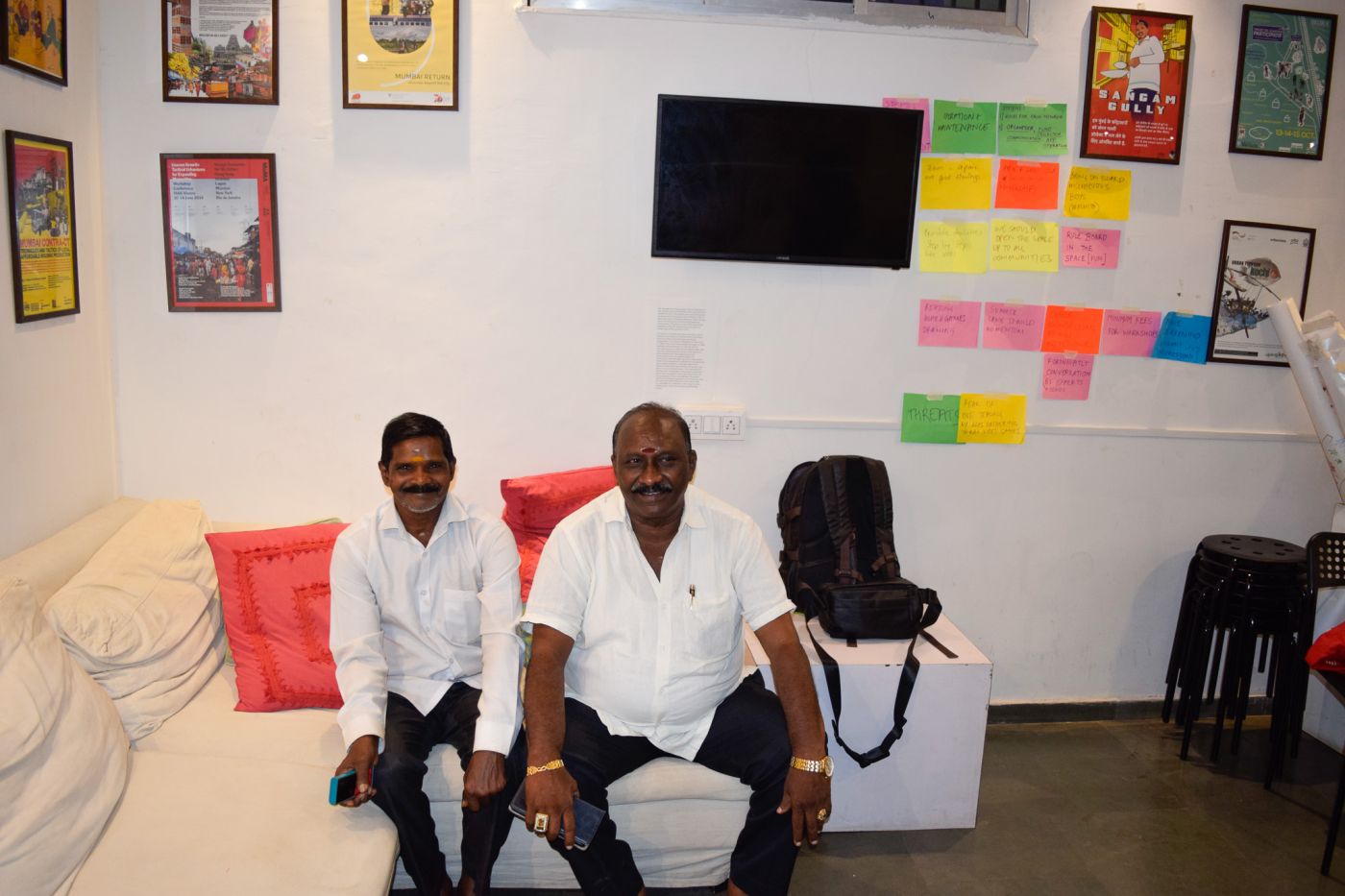 Arunlal with his dear friend, Anbu