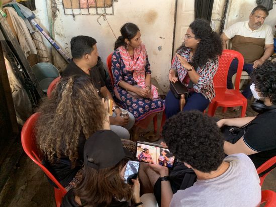 Interviewing People of Dharavi