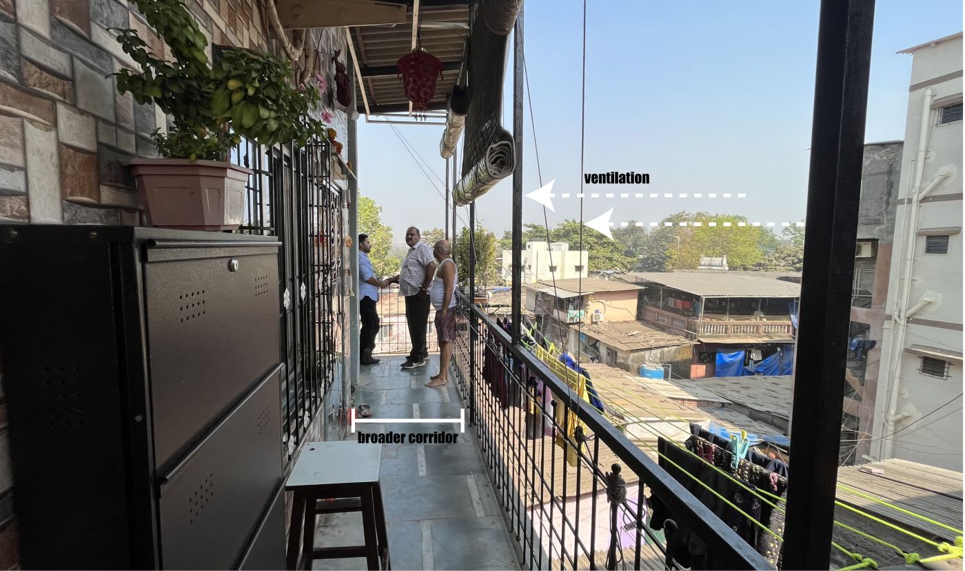 Increased Corridor Space After Re-Development