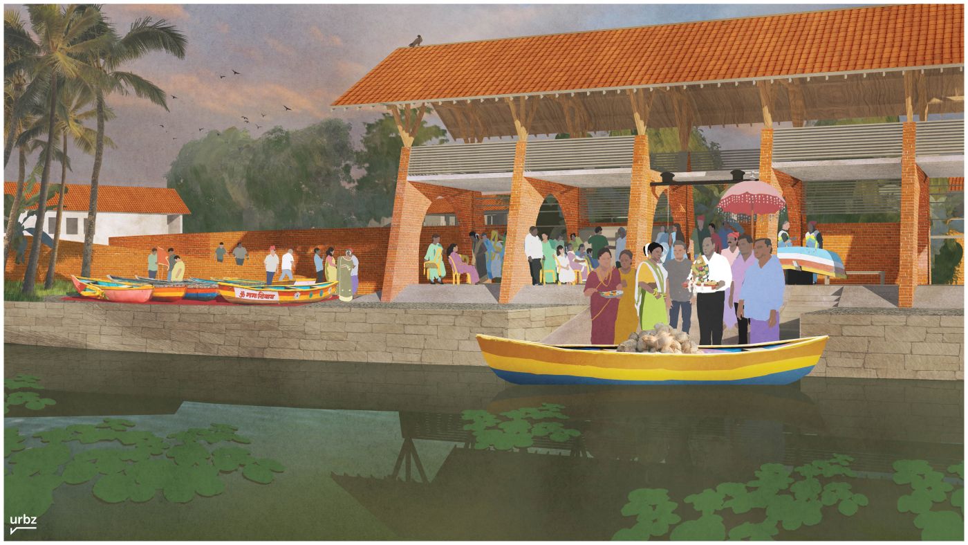 Celebrating Naralli Purnima at the proposed Boathouse