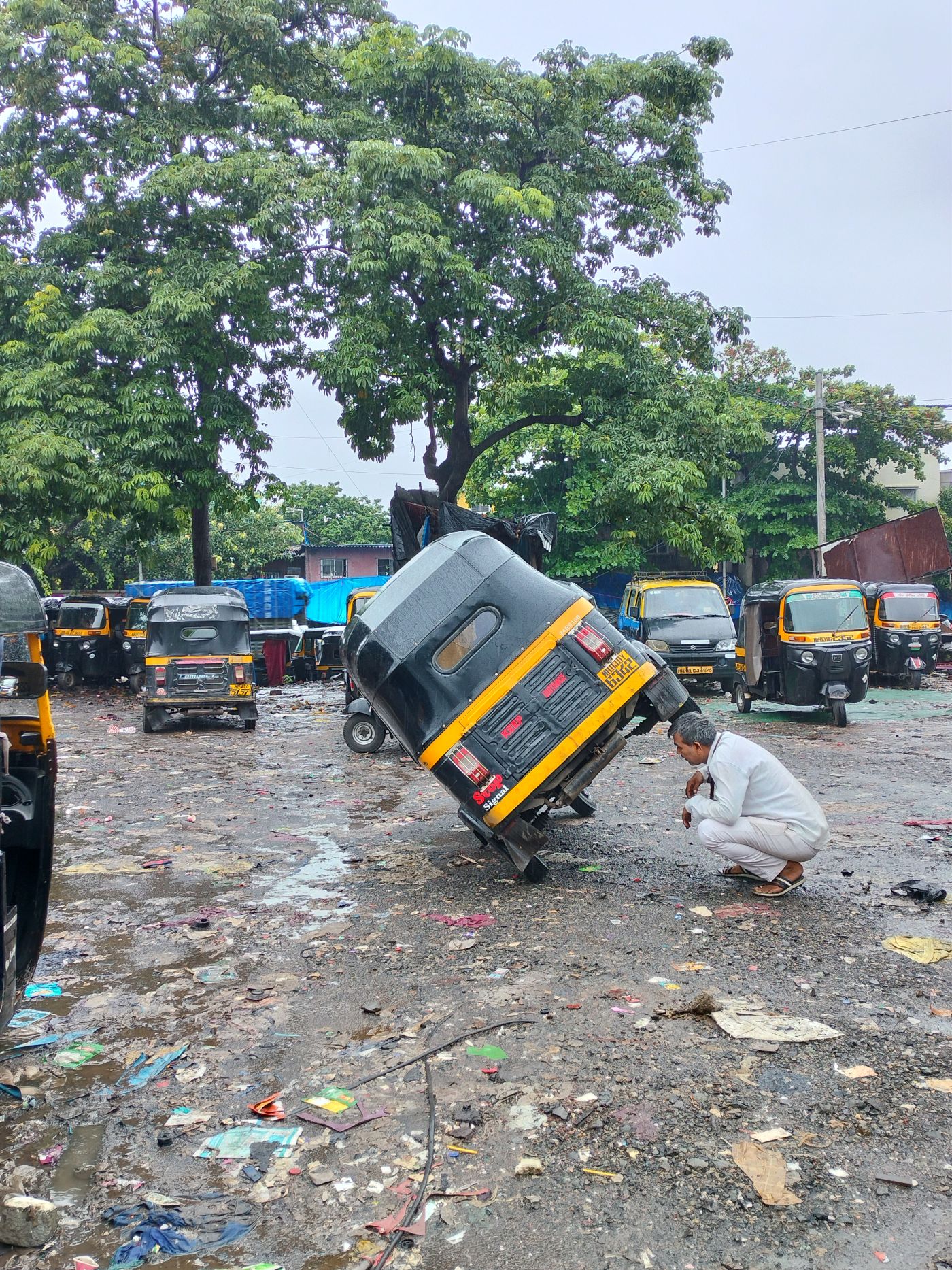 Koli Jamat has rented out the site to an auto-garage as a measure to prevent dumping of waste
