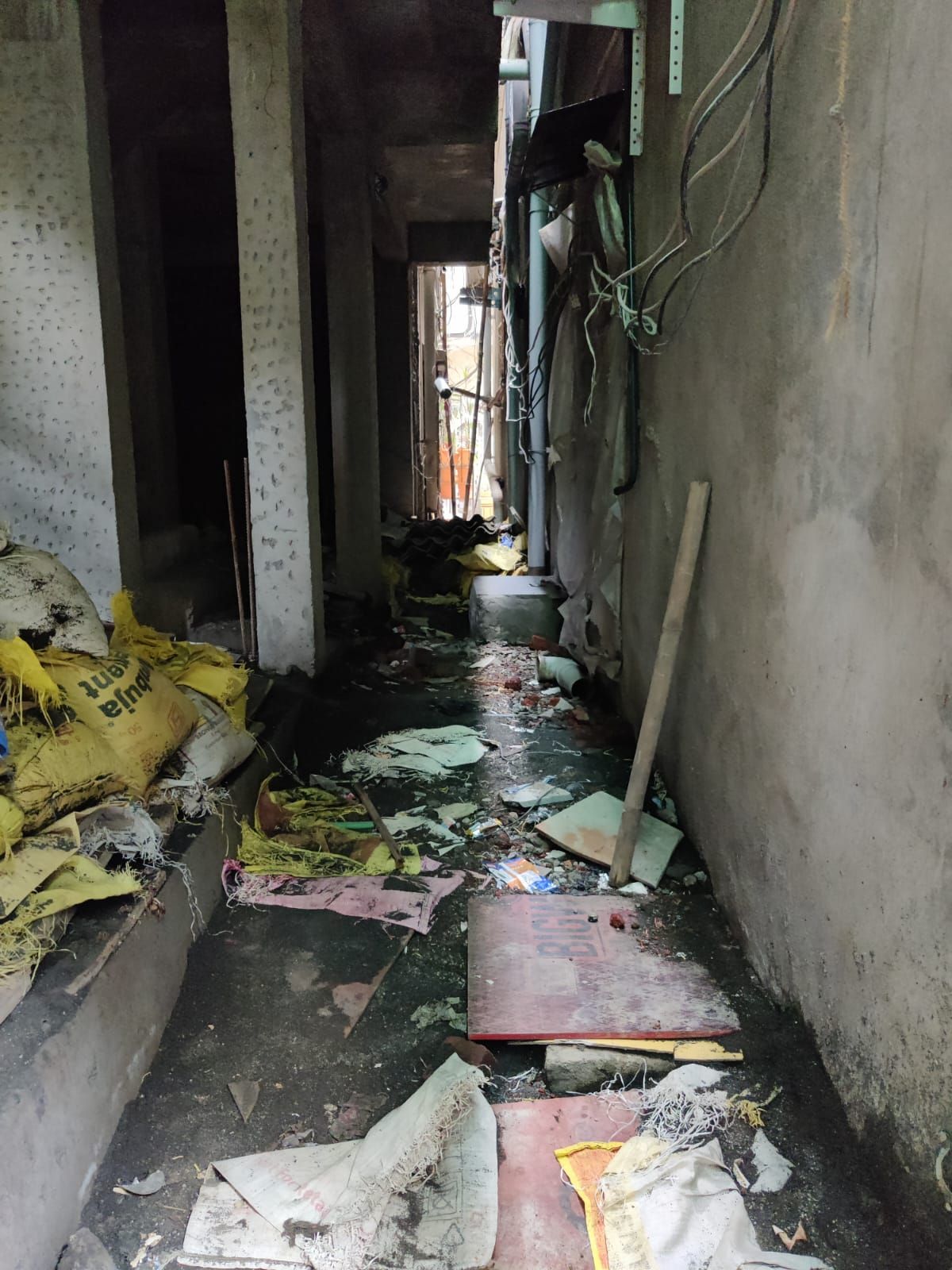 Joseph feels that the builders should be more careful with managing materials.