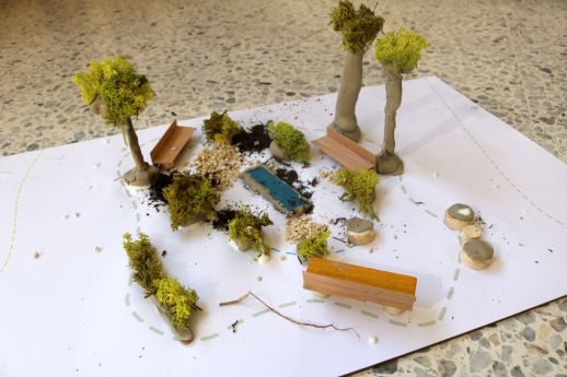 Model of îlot, atelier co-créer