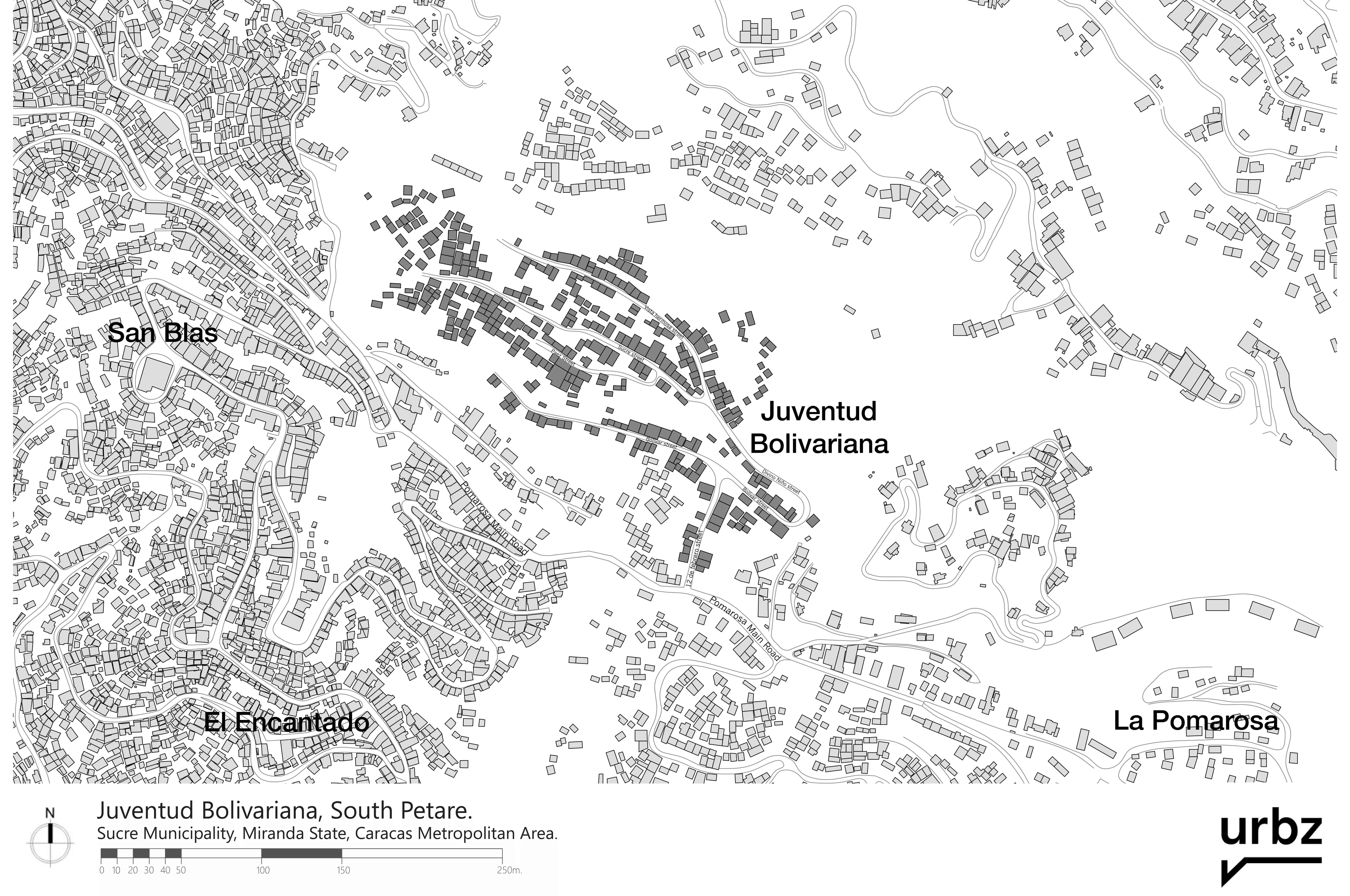 Juventud Bolivariana map