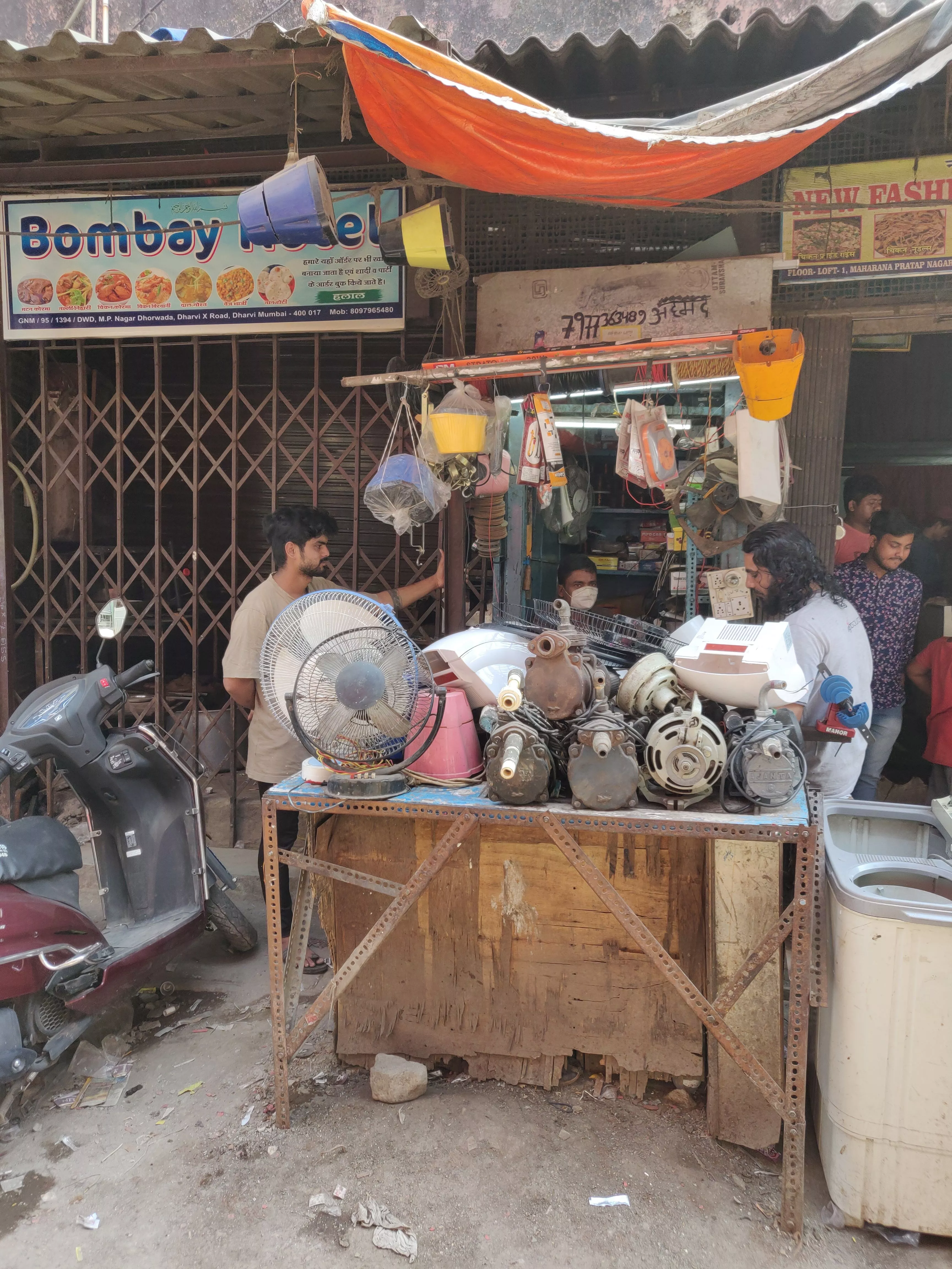 Ahmed Bhai’s Electronics repair workshop from outside