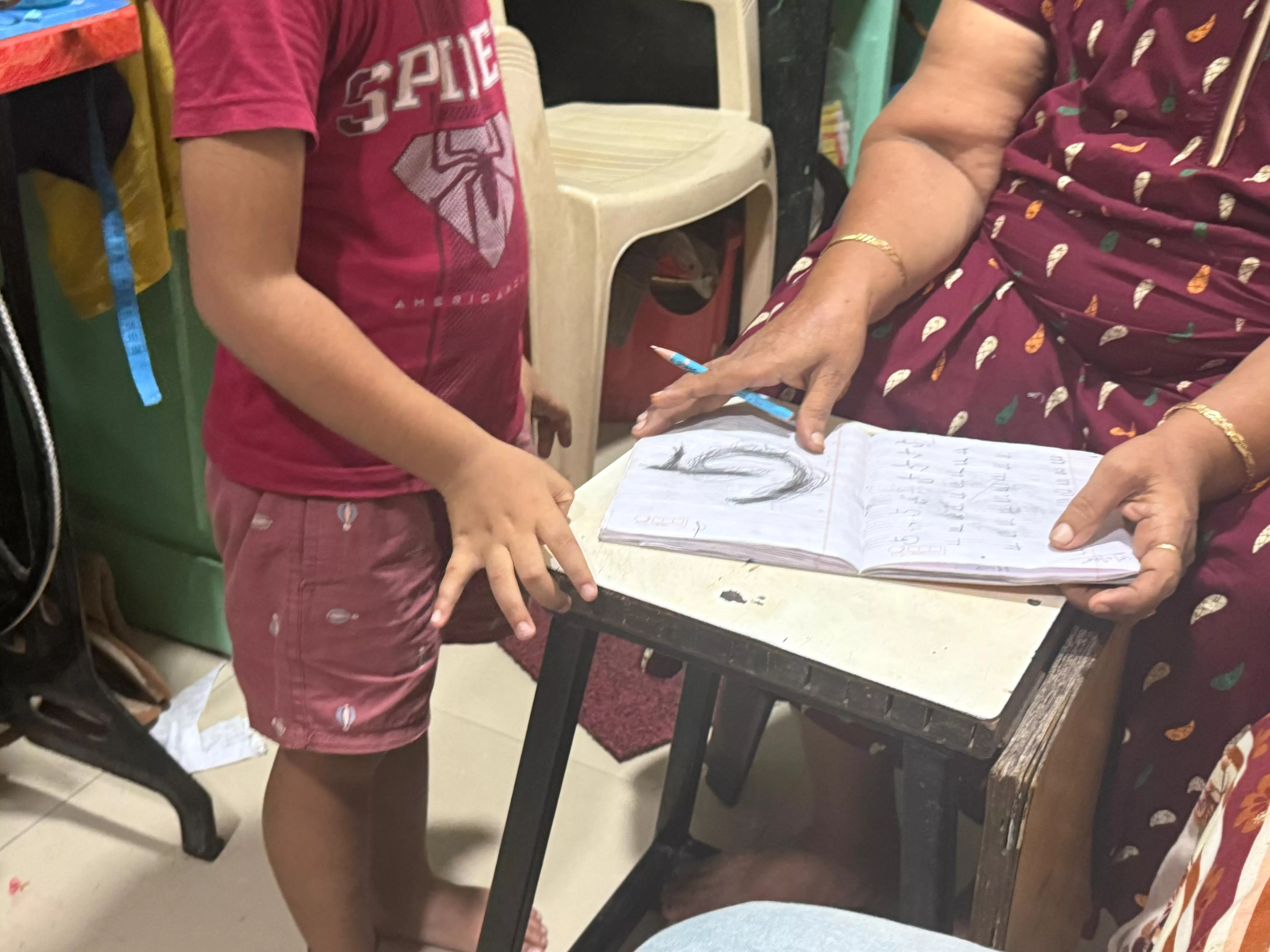 Bimla aunty's homely classroom