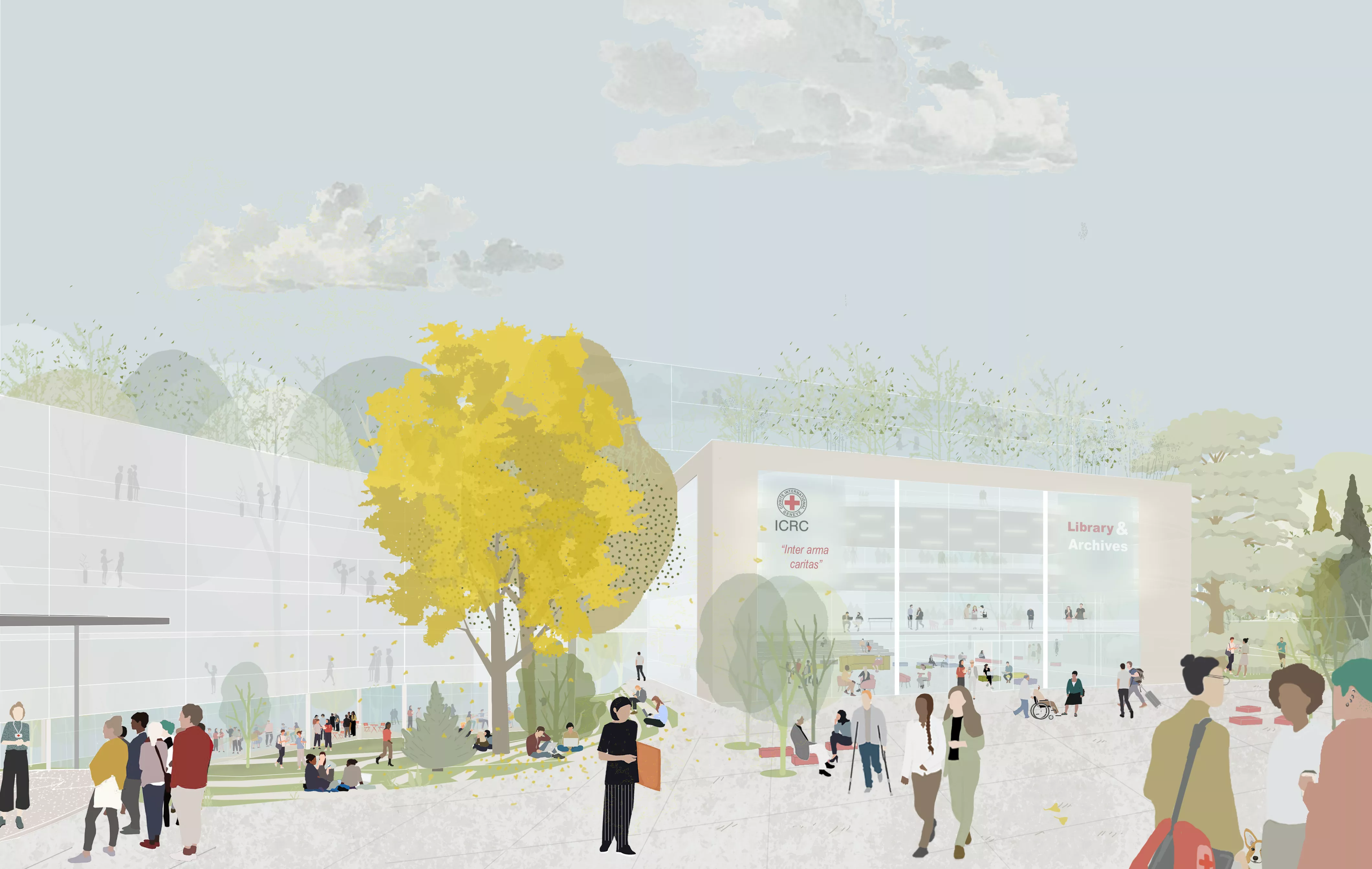 illustration of the proposed campus