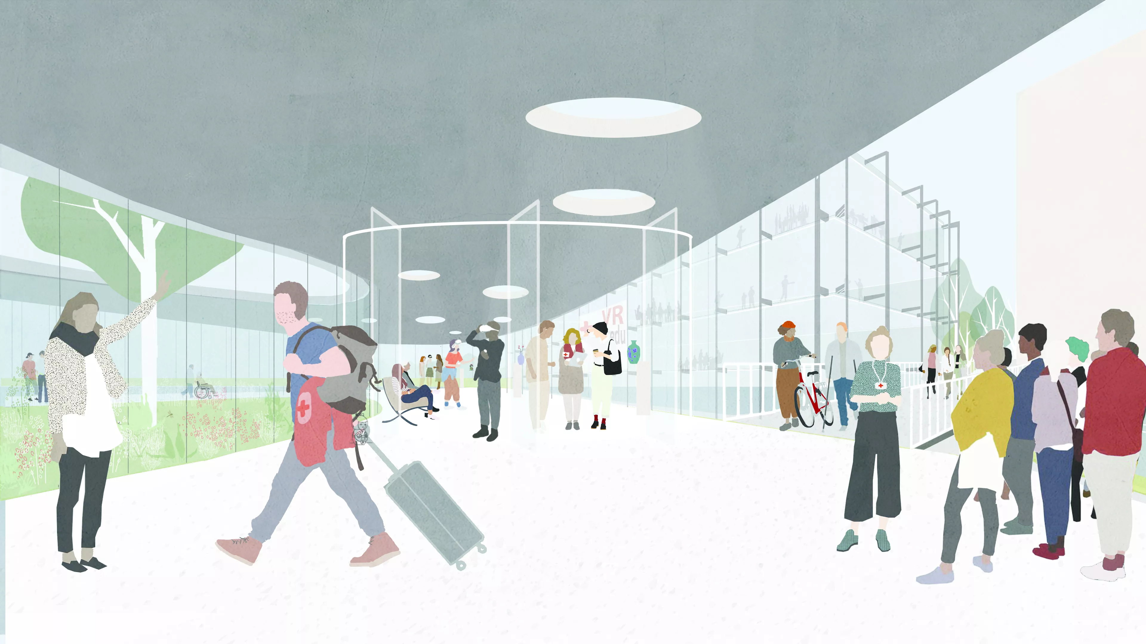 illustration of the proposed campus