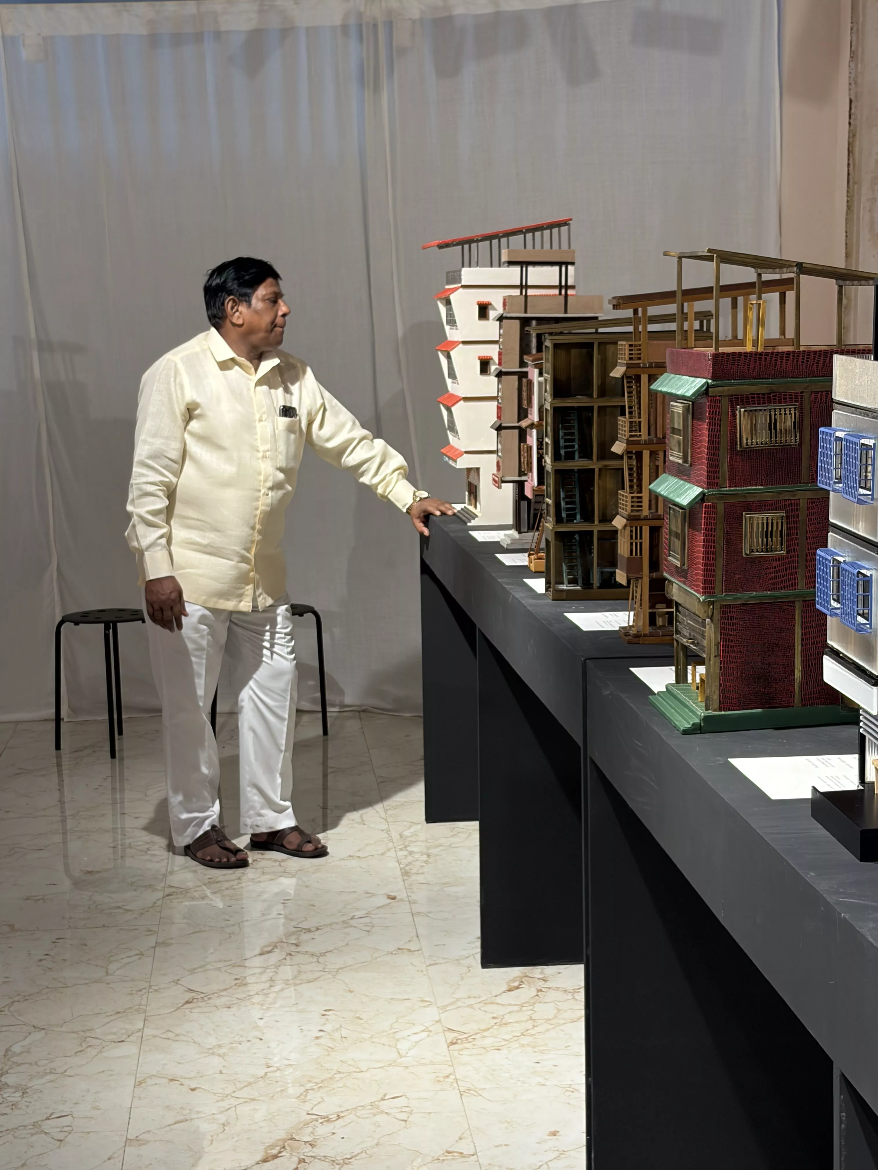 Androse Naidu reflecting on his design